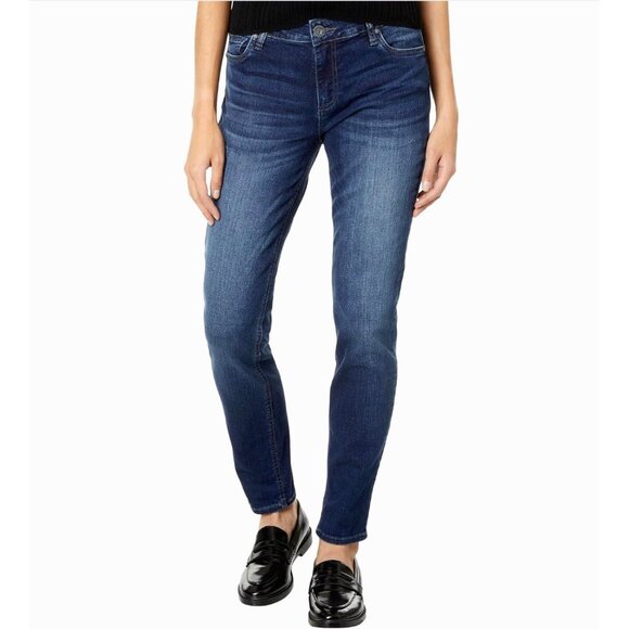 Kut From The Kloth Catherine Boyfriend Jeans Women's Size 2 Medium Wash Denim - Picture 1 of 10